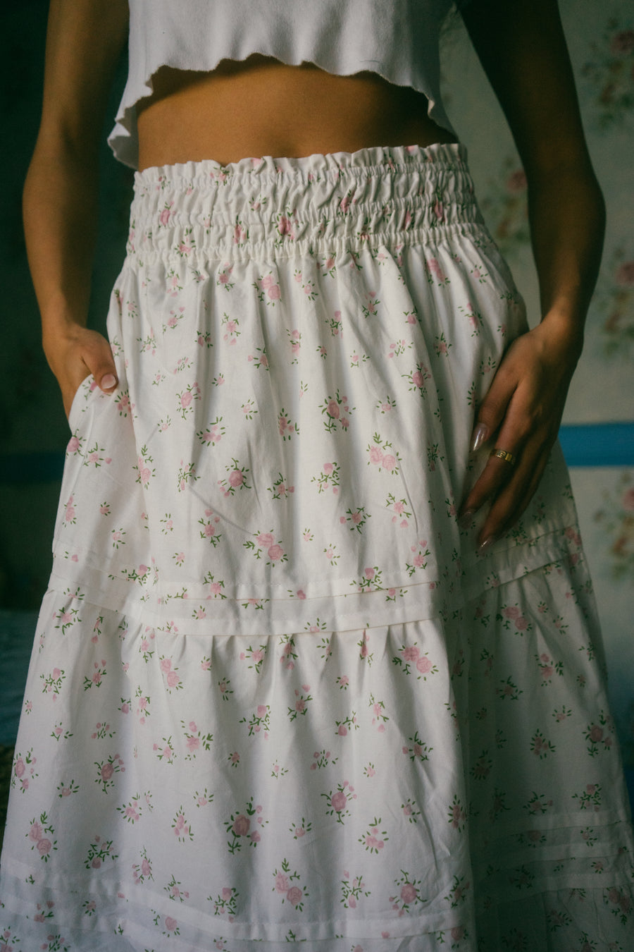 Zosia Skirt in Peony