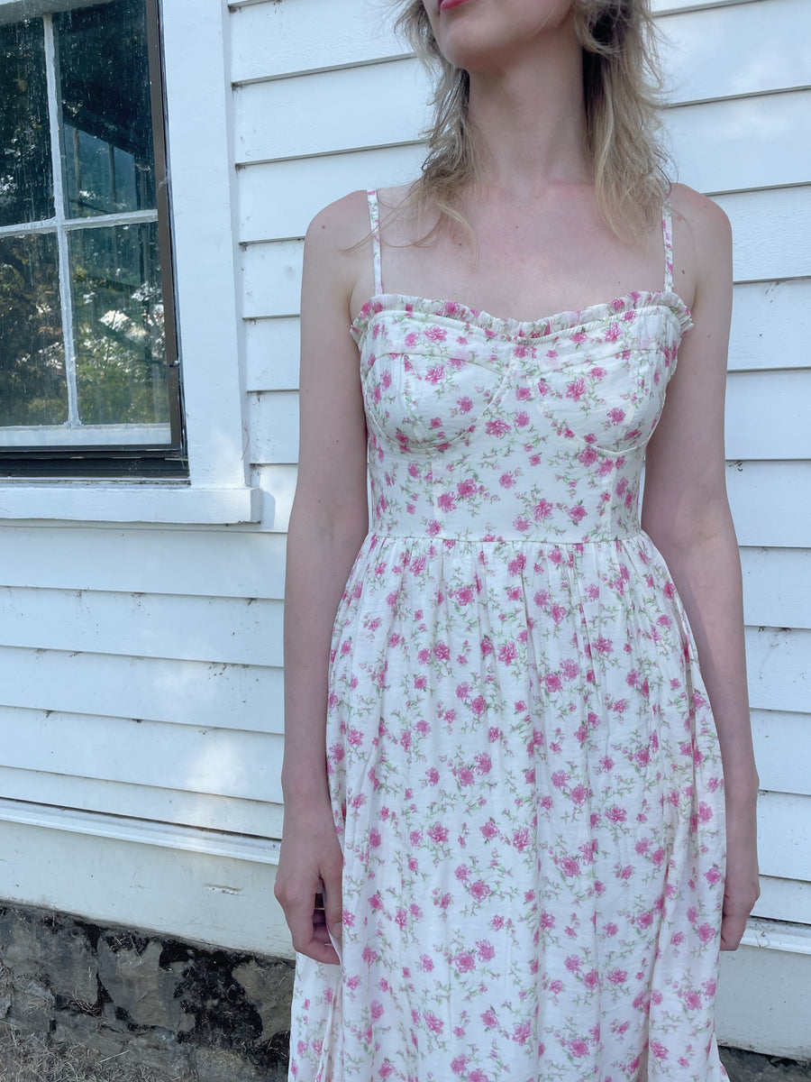 Elisabeta Dress in Peony Garden