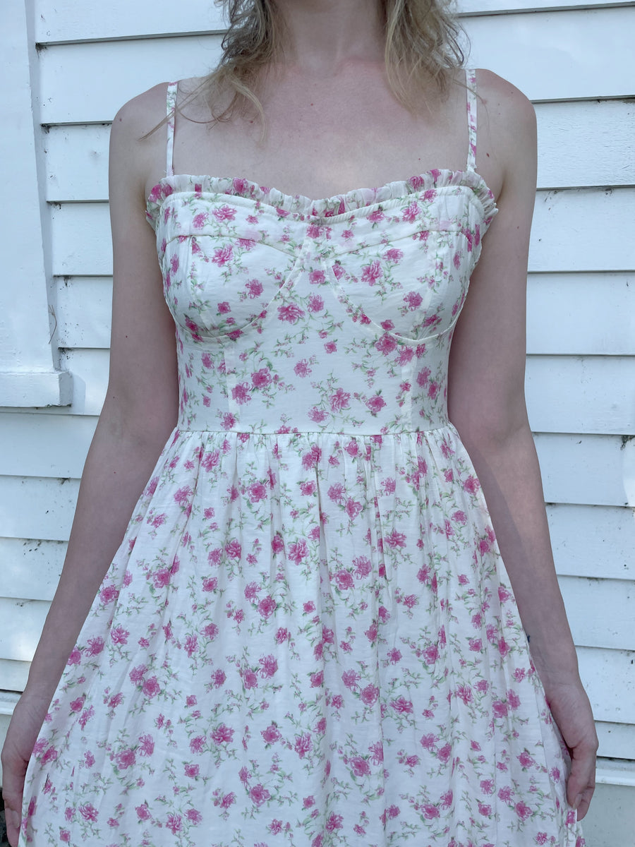 Elisabeta Dress in Peony Garden