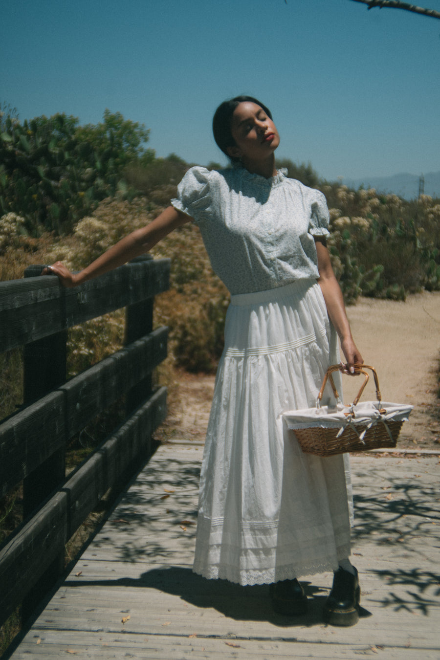 Bailey Skirt in Cloud