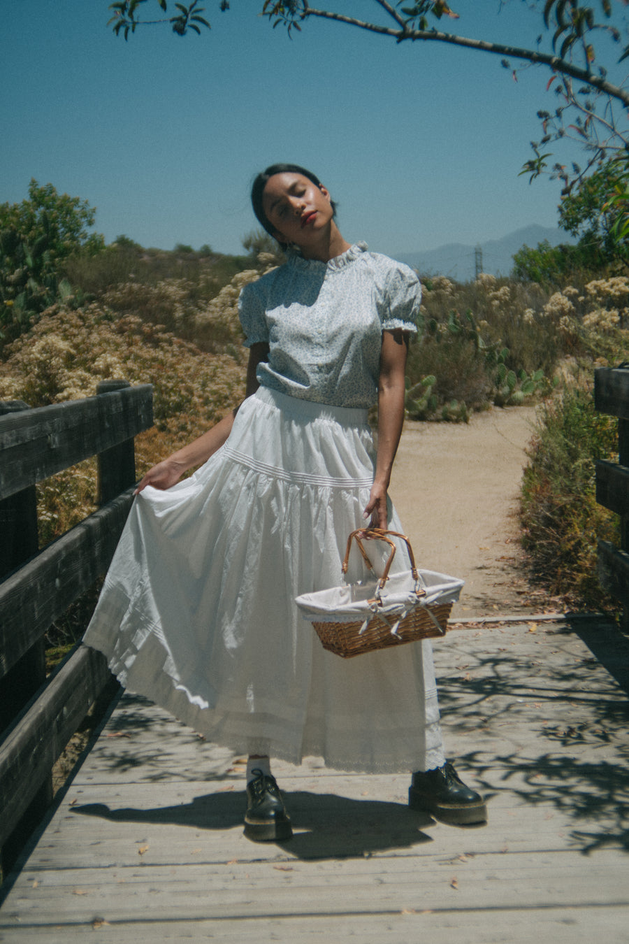 Bailey Skirt in Cloud