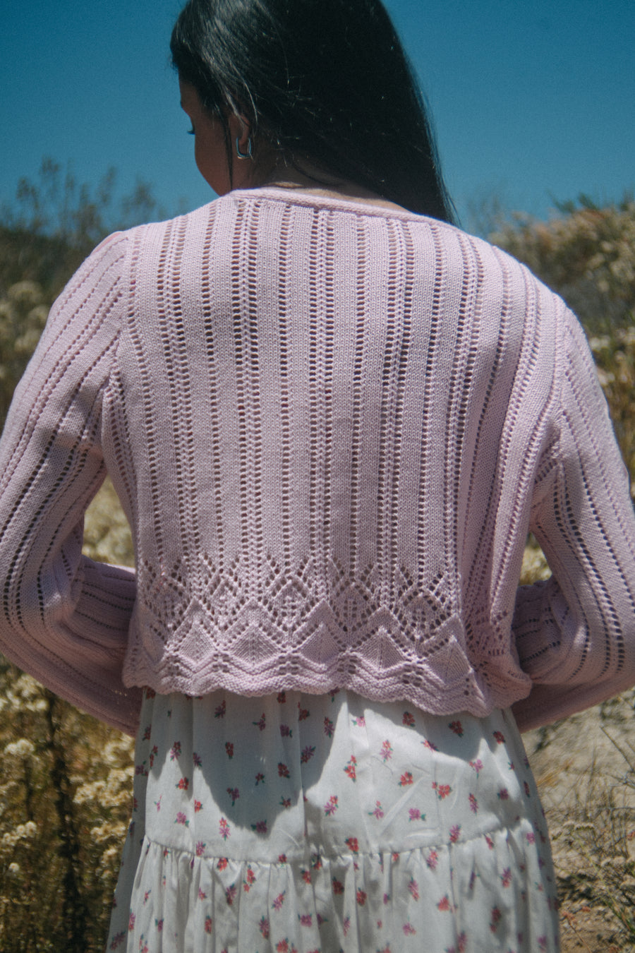 Lottie Cardigan in Bubblegum