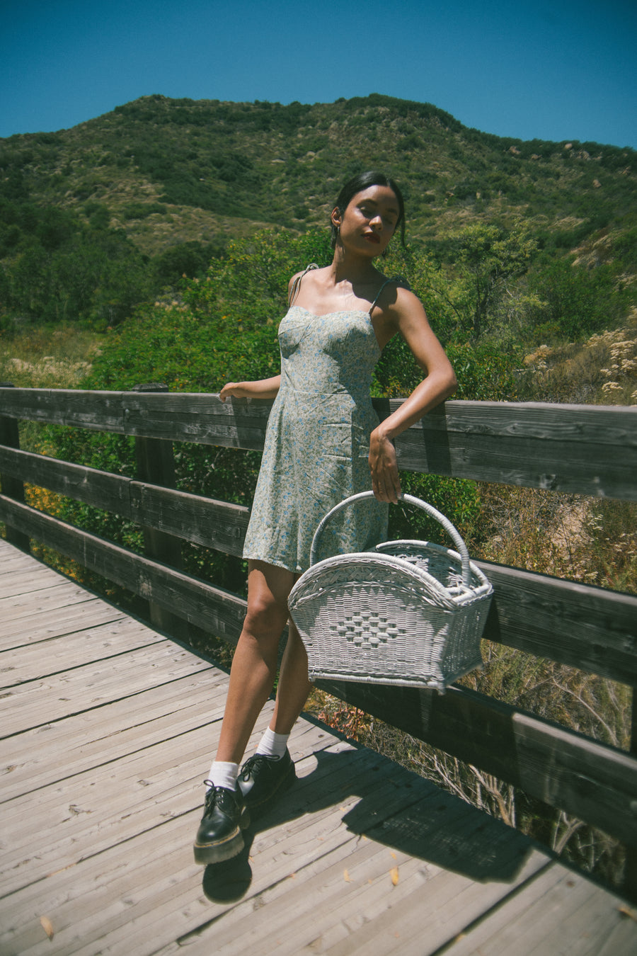 Kelela Dress in Sage Garden Floral