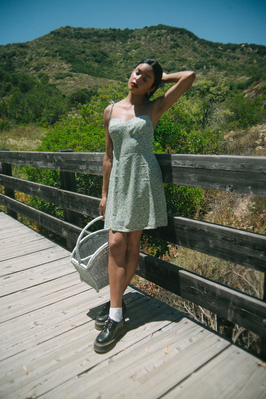 Kelela Dress in Sage Garden Floral