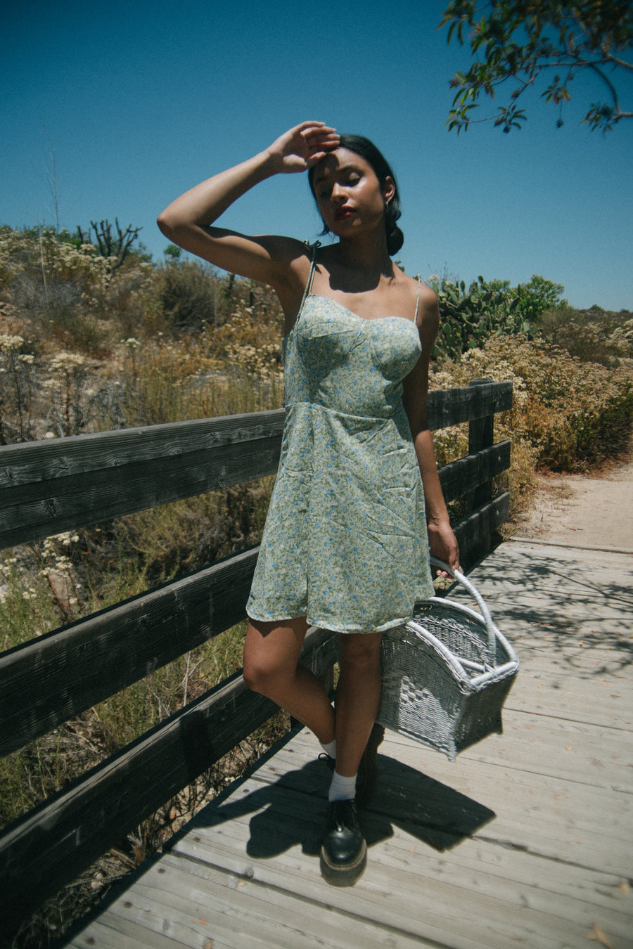 Kelela Dress in Sage Garden Floral