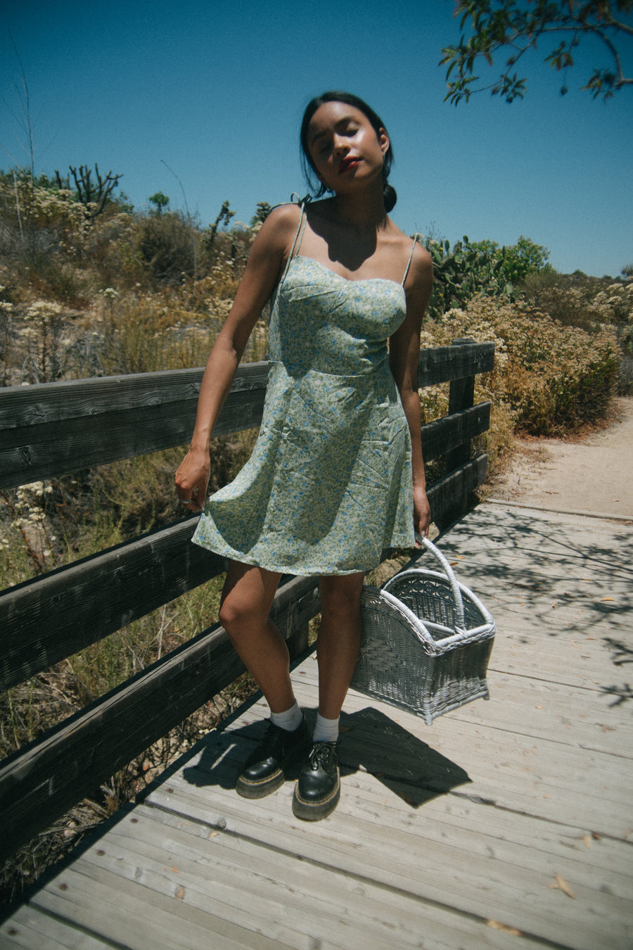 Kelela Dress in Sage Garden Floral