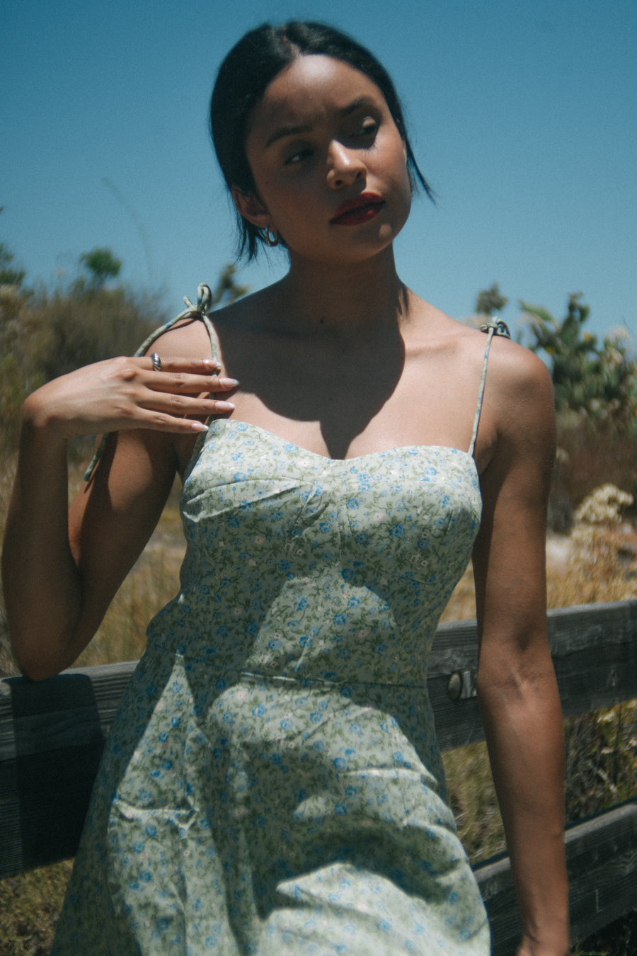 Kelela Dress in Sage Garden Floral