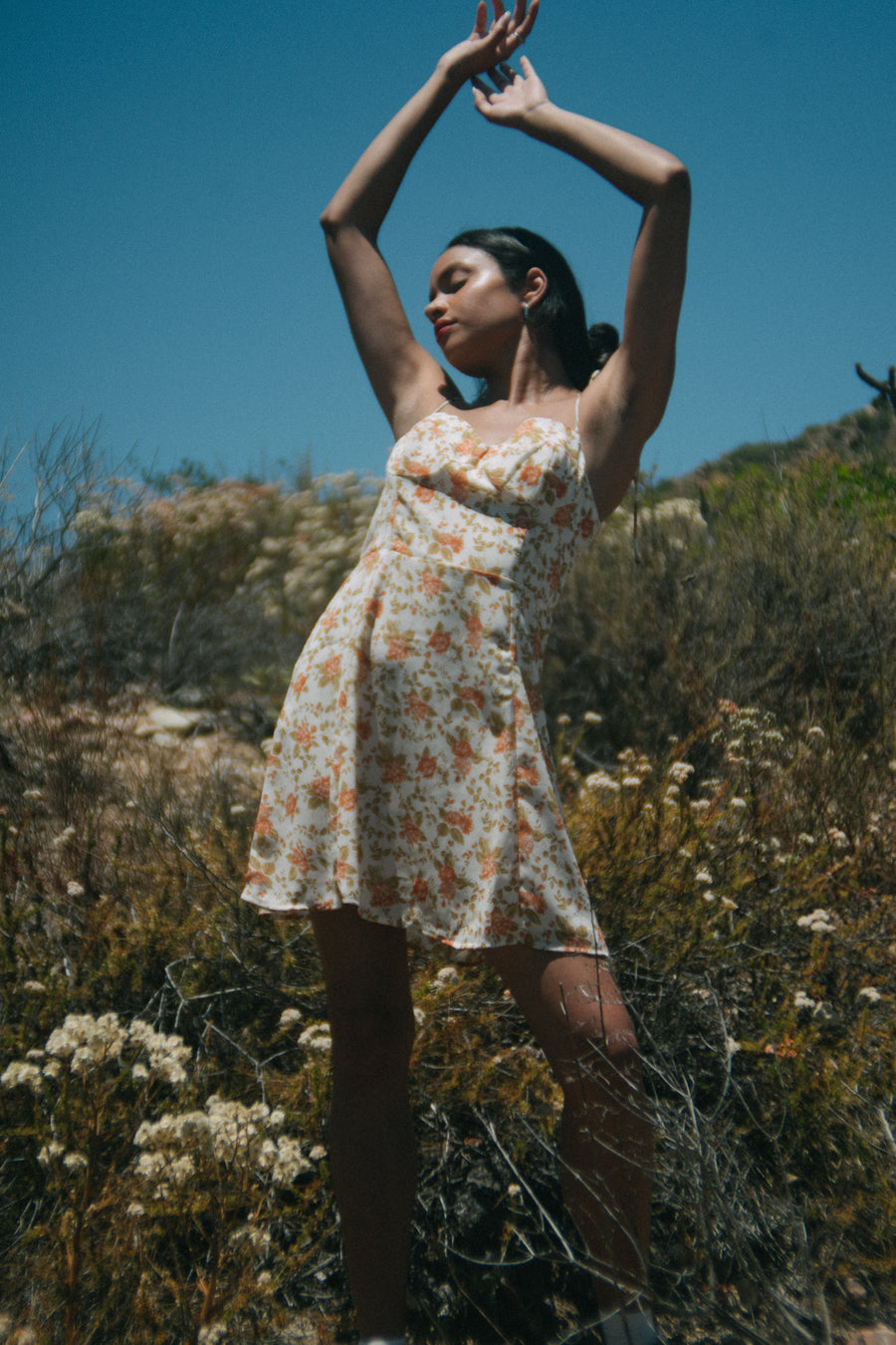 Kelela Dress in Golden Valley Floral