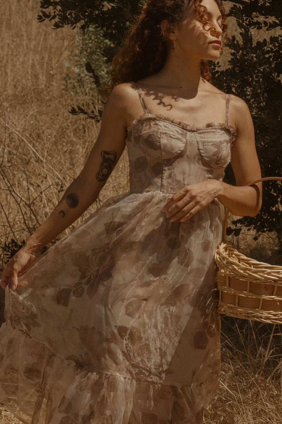 Elisabeta Dress in Moonlight Rose