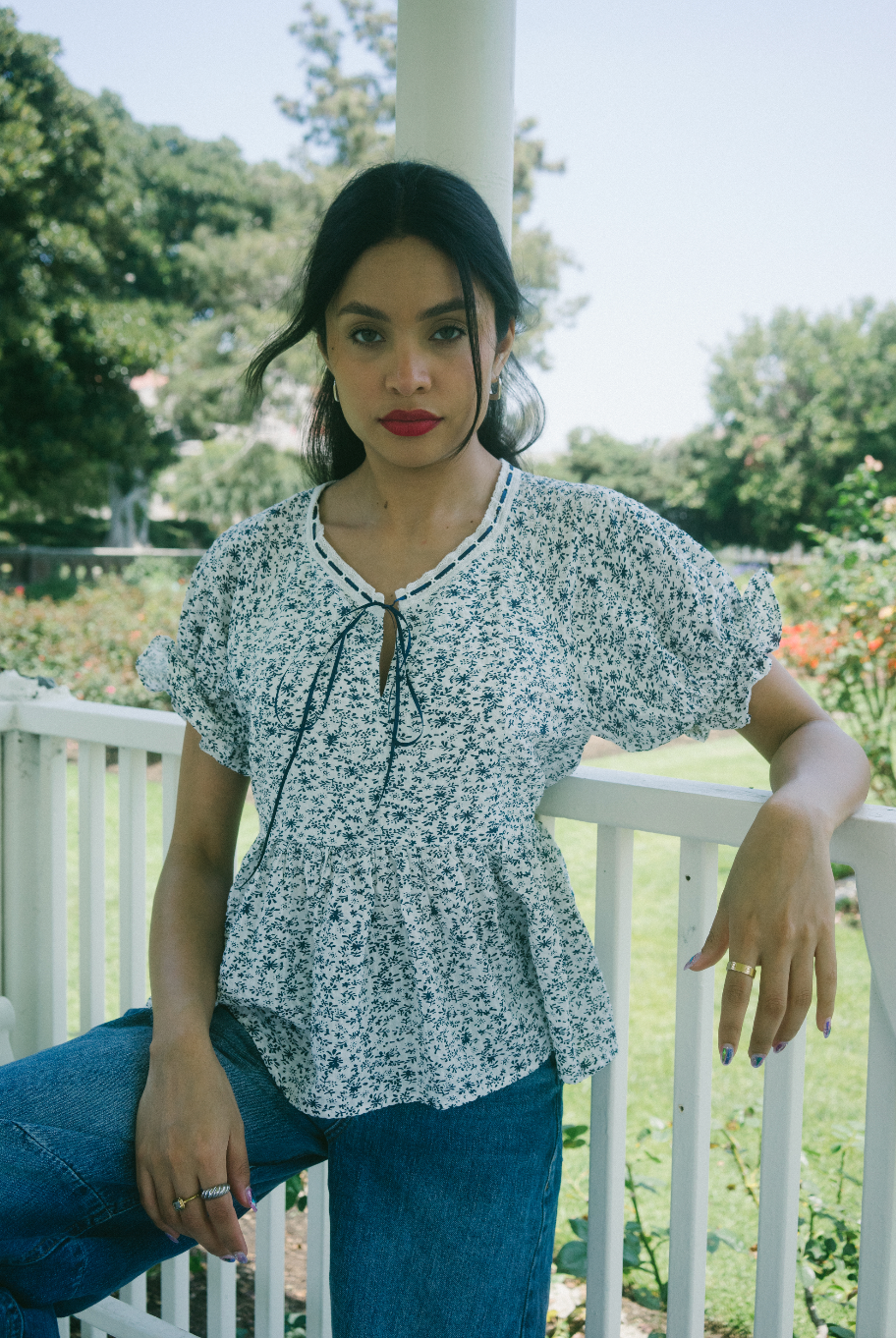 トップス soor ploom Astrid blouse, Floral soor ploom Astrid blouse, Floral