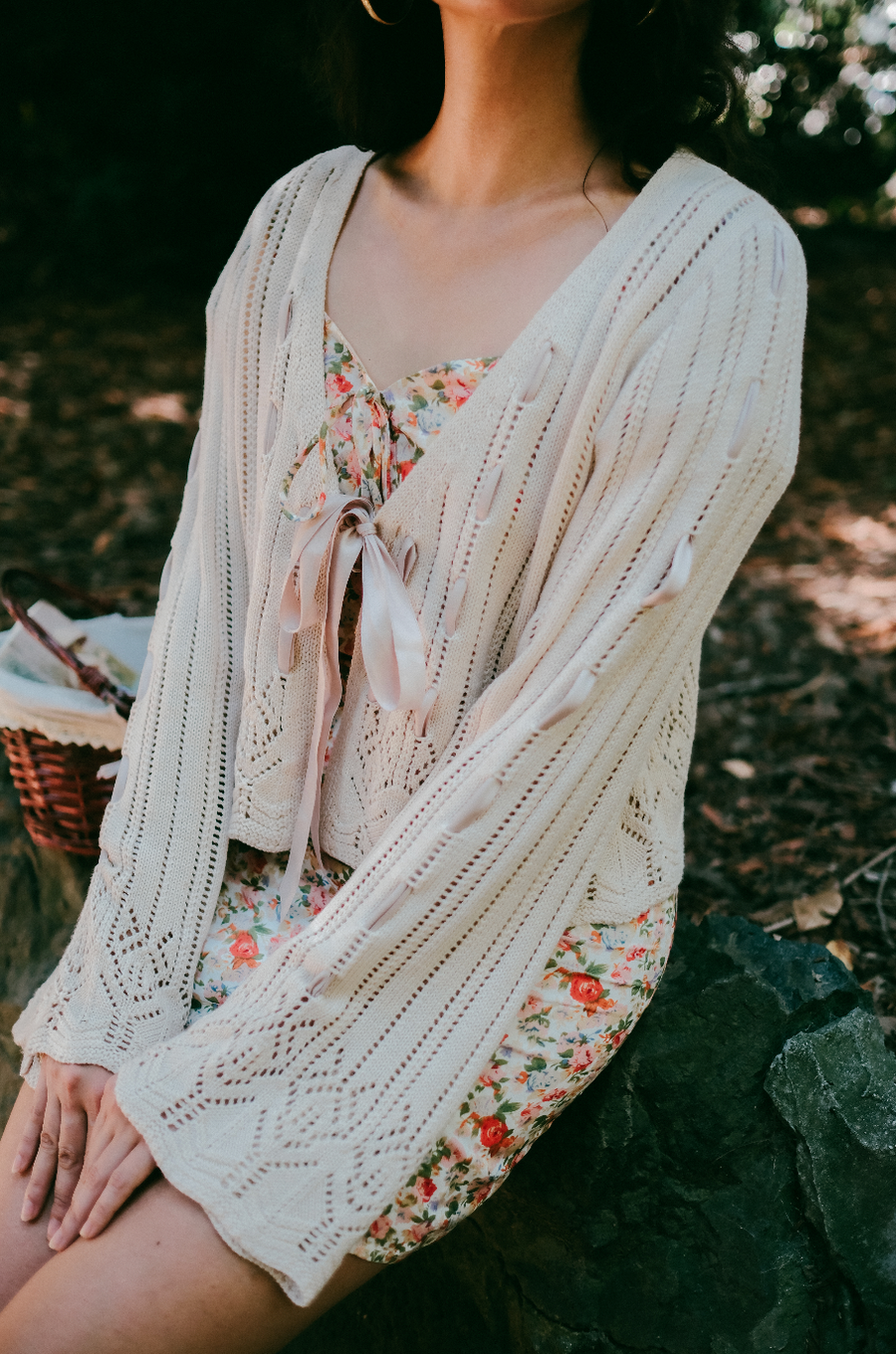 Lottie Cardigan in Buttercream