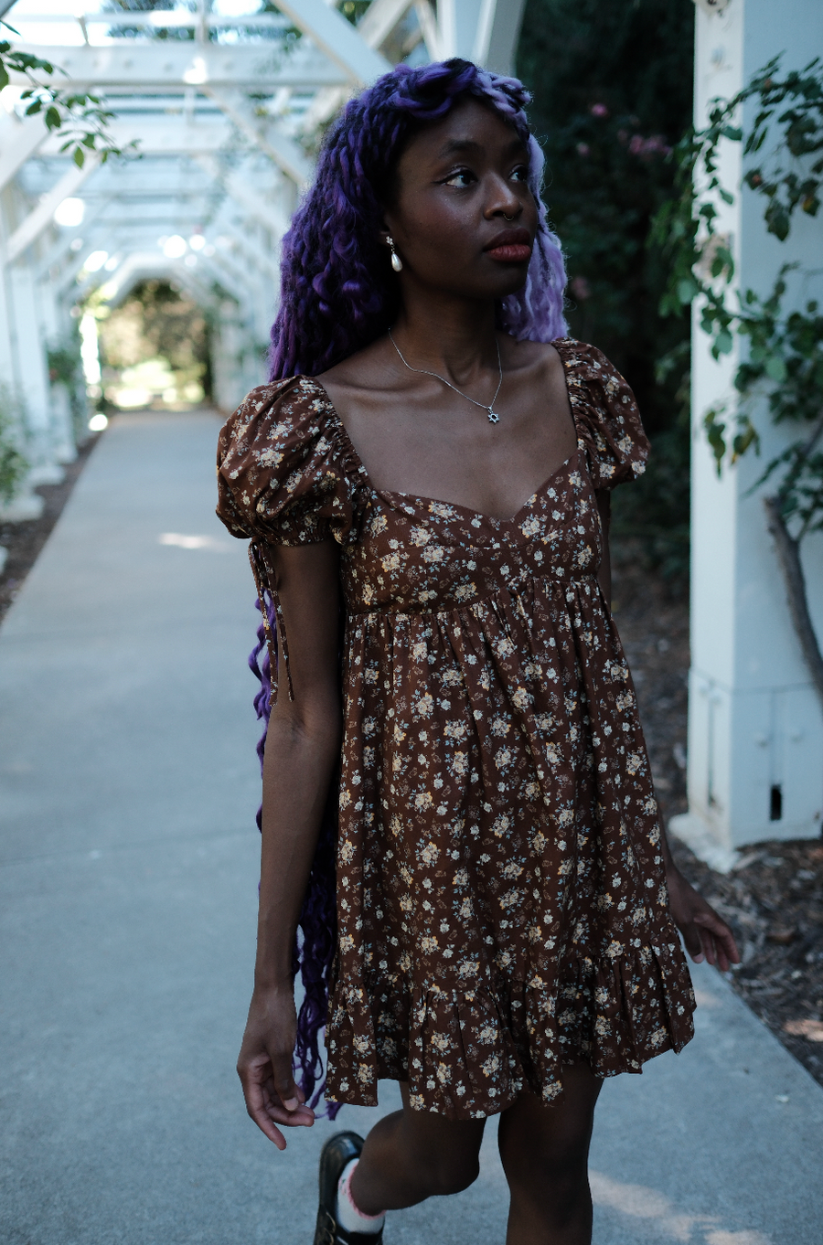 Mariana Dress in Golden Acorn Floral