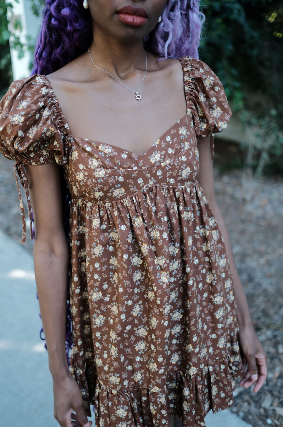 Mariana Dress in Golden Acorn Floral