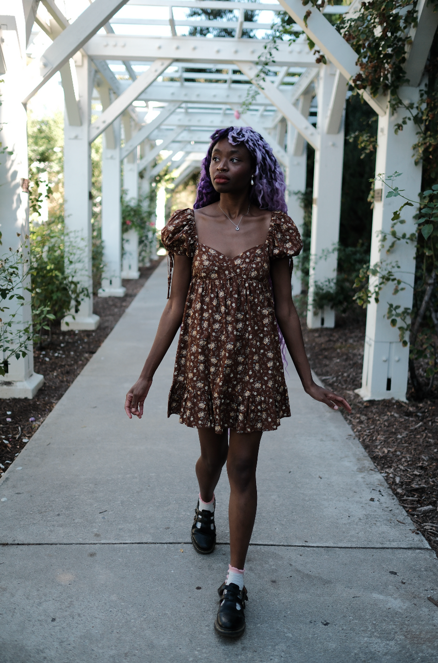 Mariana Dress in Golden Acorn Floral