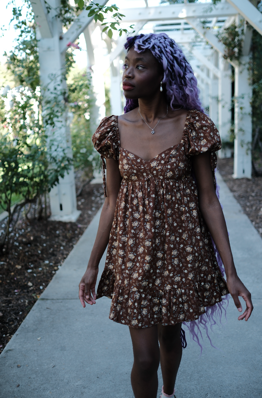 Mariana Dress in Golden Acorn Floral