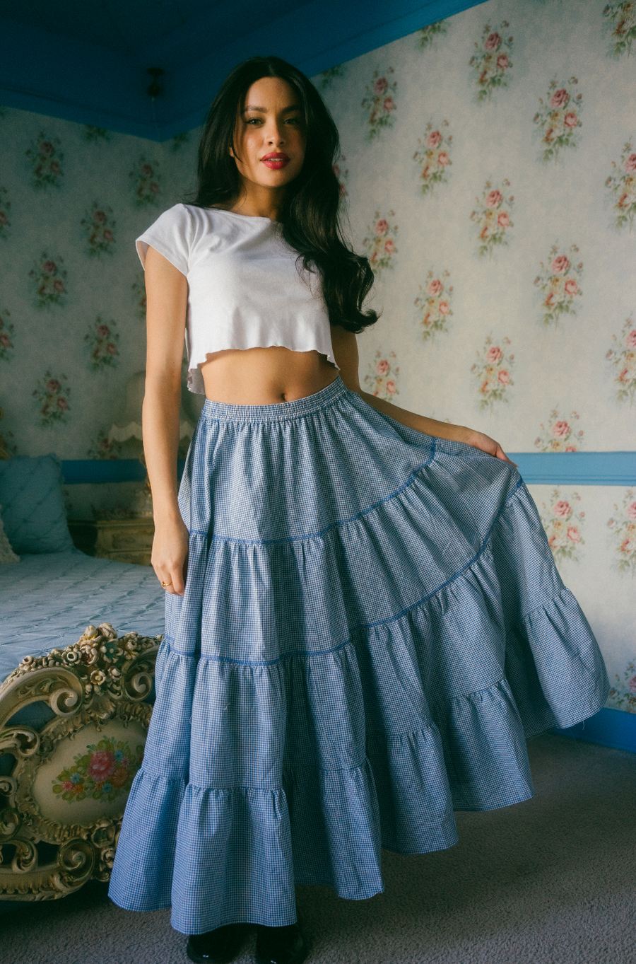 Lucie Skirt in Bluebell