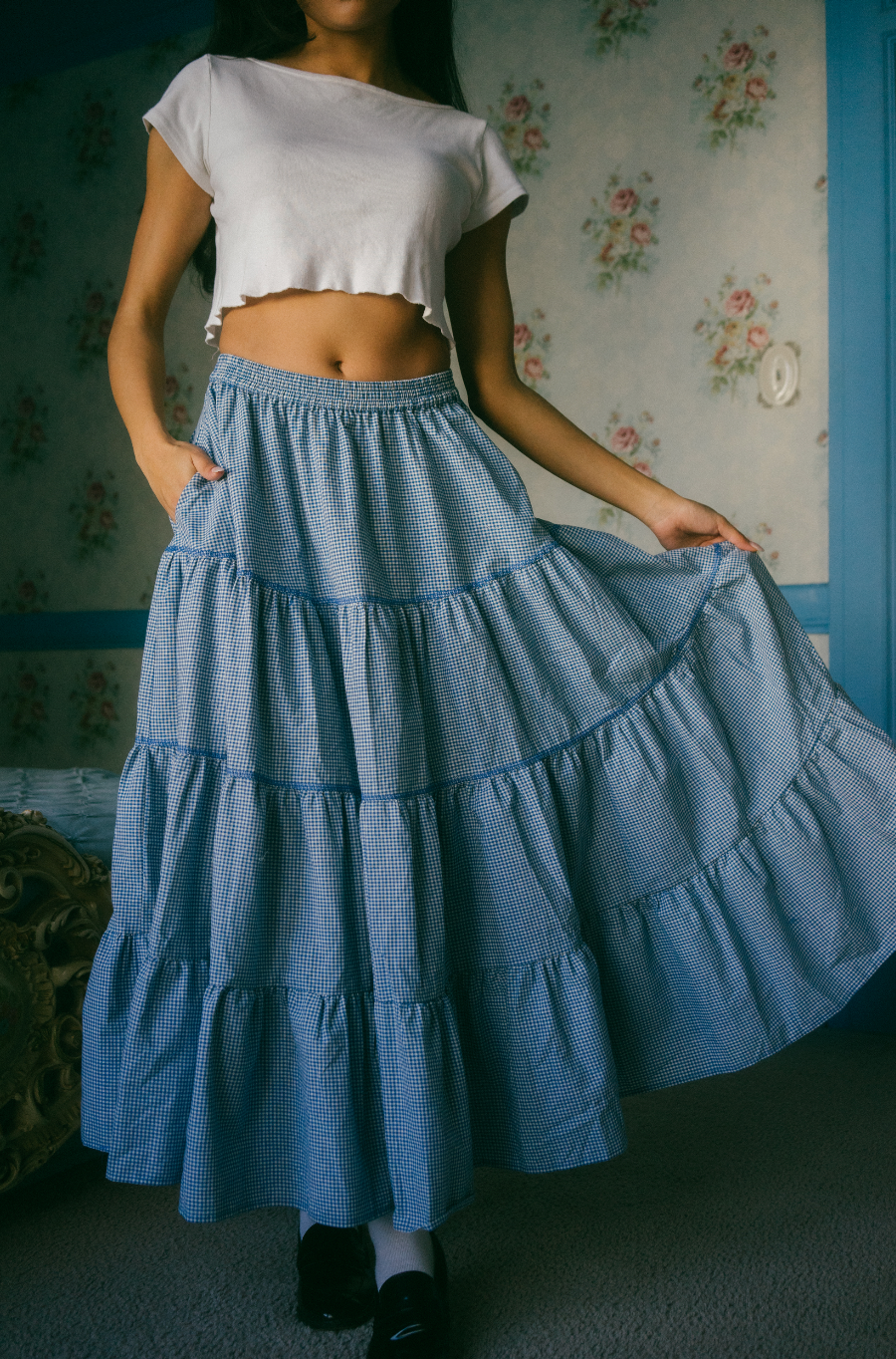 Lucie Skirt in Bluebell