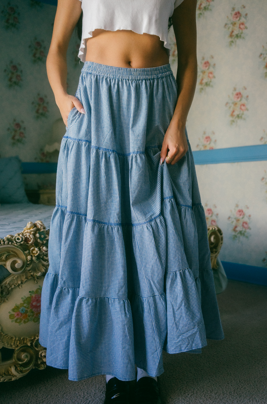 Lucie Skirt in Bluebell