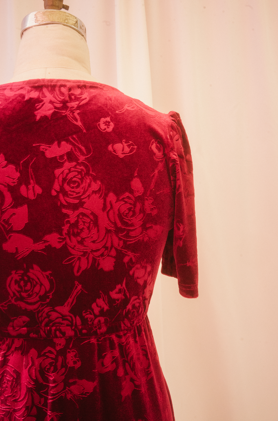 Jubilee Dress in Ruby