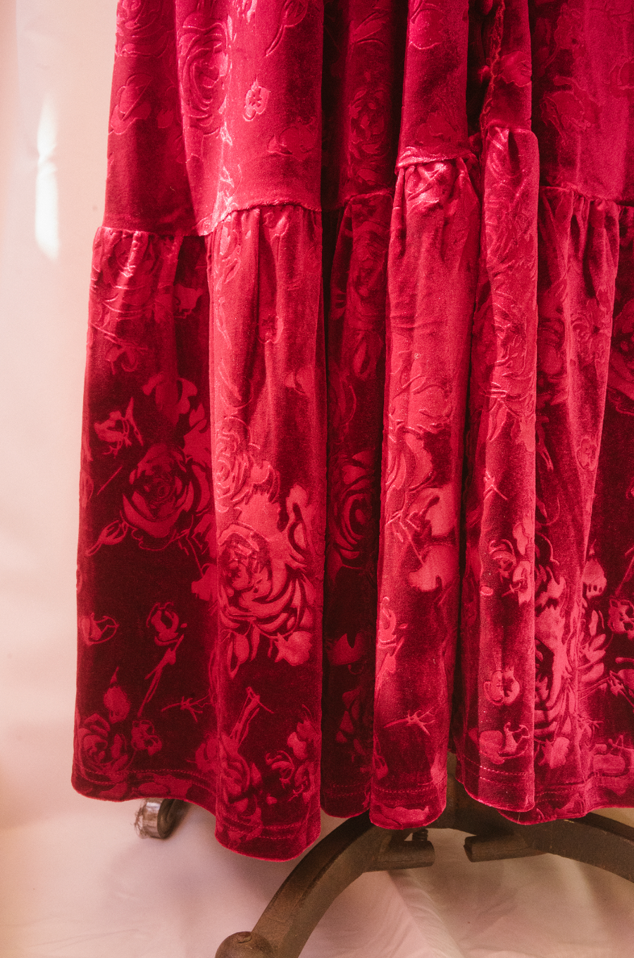 Jubilee Dress in Ruby